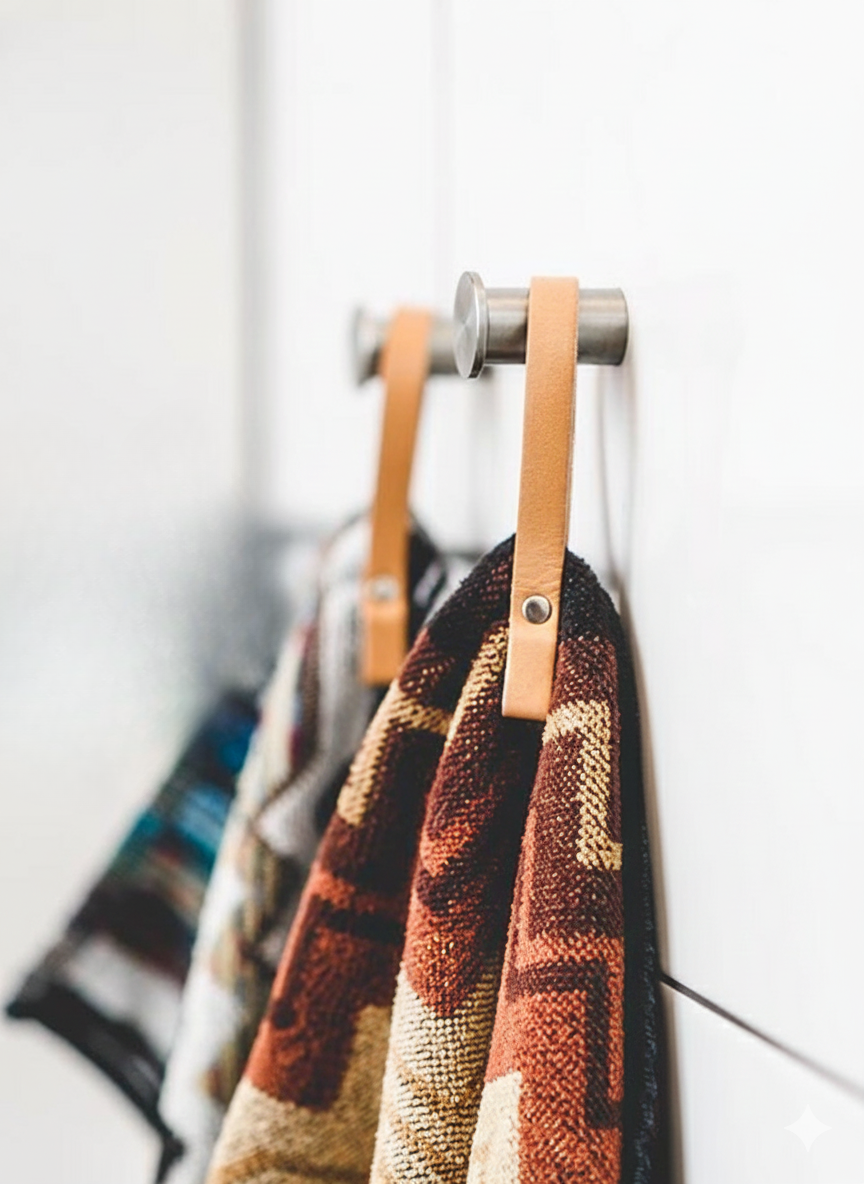 Magnetiska handdukshållare